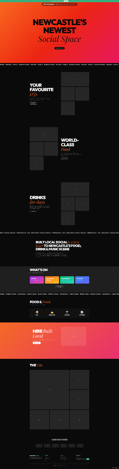 Demo site for Venues & Hospitality